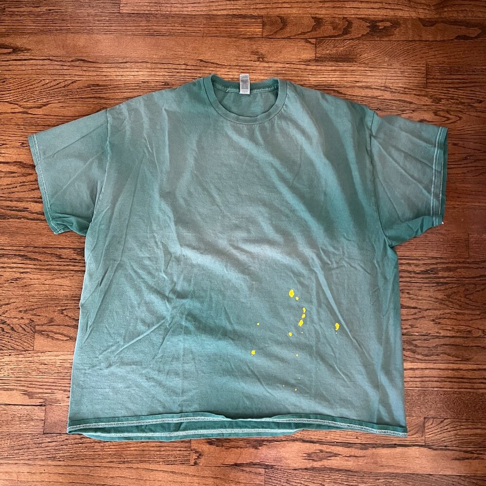 Vintage Distressed Green T-Shirt 2xl